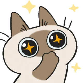 Эмодзи Siamese Cat Live 🤩