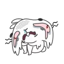 Telegram emoji Sick Rabbit