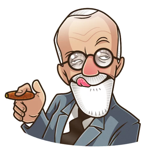 Telegram Sticker «Sigmund Freud» 