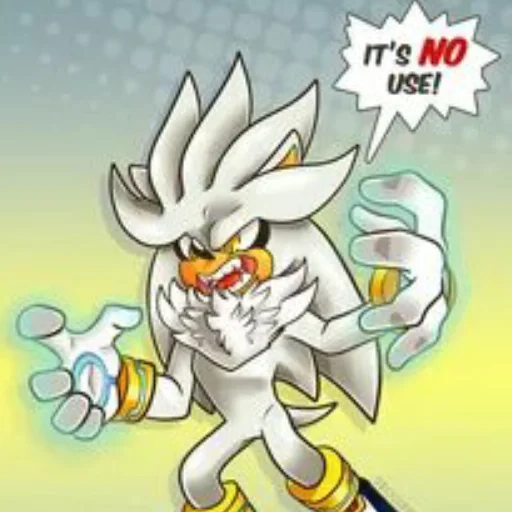 Silver the hedgehog | Еж Сильвер sticker 😡