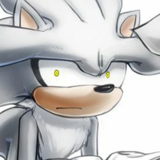 Silver the hedgehog | Еж Сильвер sticker 😐