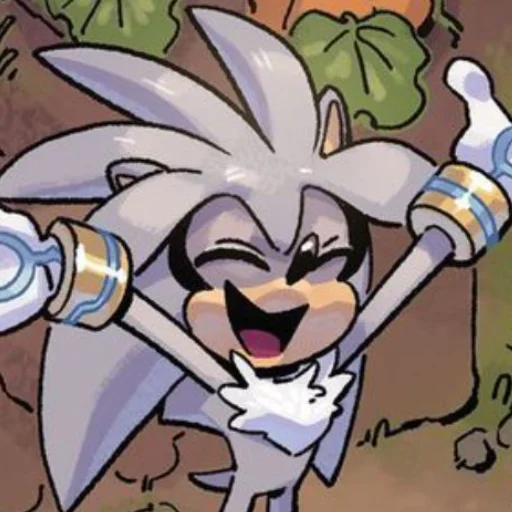 Эмодзи Silver the hedgehog | Еж Сильвер 😁