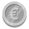 Эмодзи телеграм Silver coins