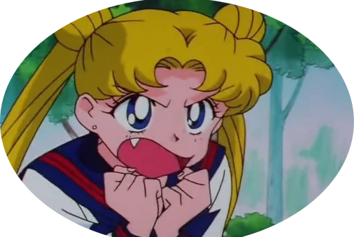 Стикер Telegram «Sailor Moon» 😱