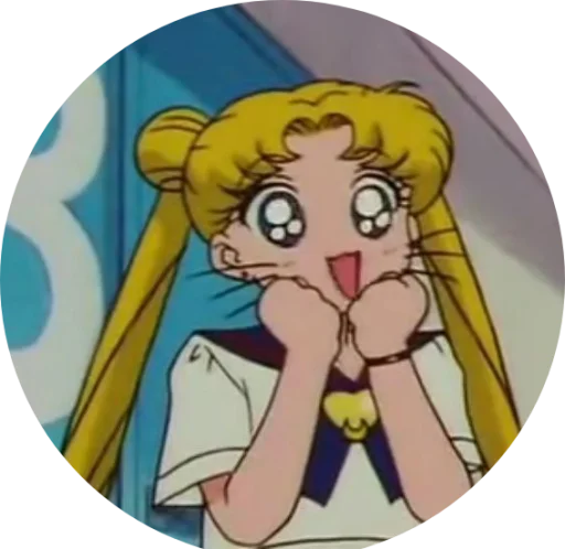 Стикер Telegram «Sailor Moon» 😍