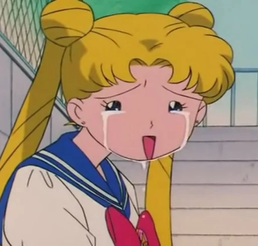 Стікер Sailor Moon 😢