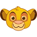 Эмодзи телеграм Simba