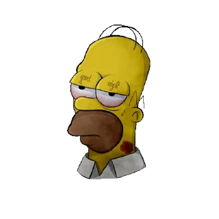 Simpsons for  sticker 🥱