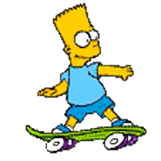 Simpsons for  sticker 🛹