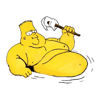 Simpsons for stiker 🛀