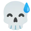 Емодзі Skeleton Emoji 😅