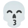 Емодзі Skeleton Emoji 😙
