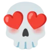 Емодзі Skeleton Emoji 😍