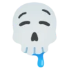 Эмодзи Skeleton Emoji 🤤