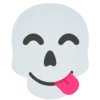 Емодзі Skeleton Emoji 😋