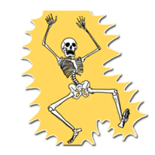 Skeleton Bob / By OsmerOmar stiker 💩