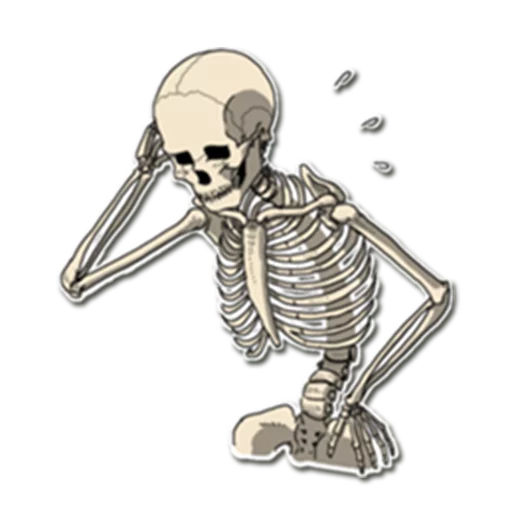 Skeleton Bob / By OsmerOmar emoji 😞