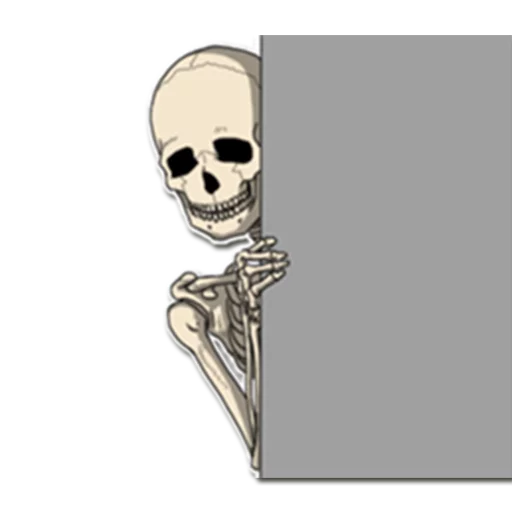 Telegram stiker «Skeleton Bob / By OsmerOmar» 👀