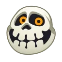 Skeleton Face emoji 😁