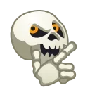 Skeleton Face emoji 🤔