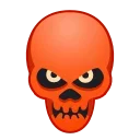 Skeleton Face emoji 😡