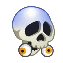 Skeleton Face emoji 😨