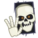 Skull emoji 👋