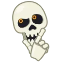 Skull emoji 🤔