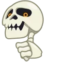Емодзі Skull 👊