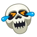 Емодзі телеграм Skull Emoji