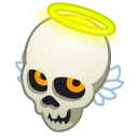 Стикер Skull Emoji Pack 😇