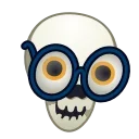 Стикер Skull Emoji Pack 🤓