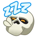 Стикер Skull Emoji Pack 😴