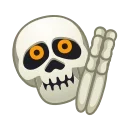 Стикер Skull Emoji Pack 👏