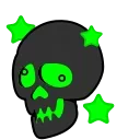 Skull Toxic emoji 🤩