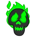 Skull Toxic emoji 🔥