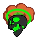 Skull Toxic emoji 🤯