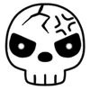 Telegram emoji «Skulls» 💀