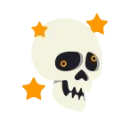 Skull emoji 😌