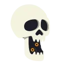 Skull emoji 🥳