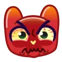 Стикер Slippery Cat Emoji 😡
