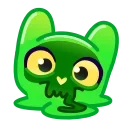 Slippery Cat Emoji  sticker 🫠