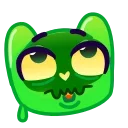 Стікер Slippery Cat Emoji 🙄