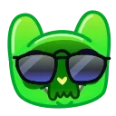 Емодзі Slippery Cat Emoji 😎