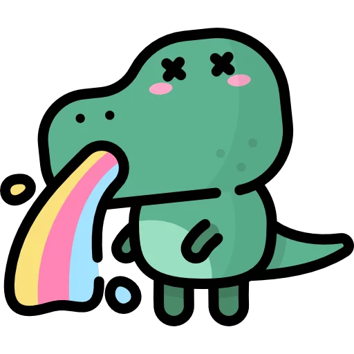 Маленький Динозаврик  sticker 🌈