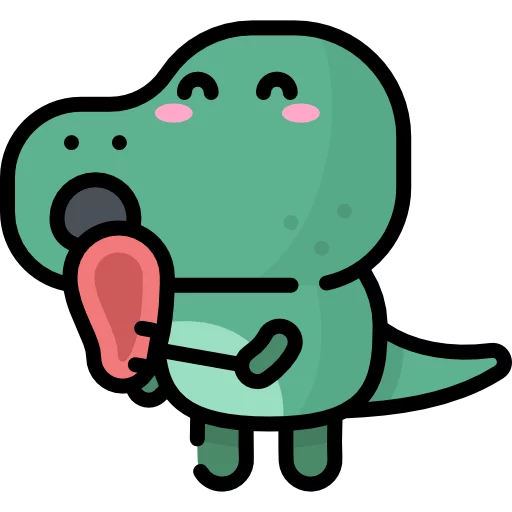 Стікер Маленький Динозаврик 🦕