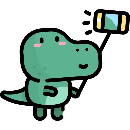 Маленький Динозаврик  sticker 😆