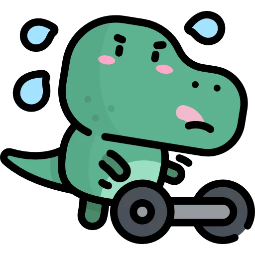 Telegram Sticker «Маленький Динозаврик» 