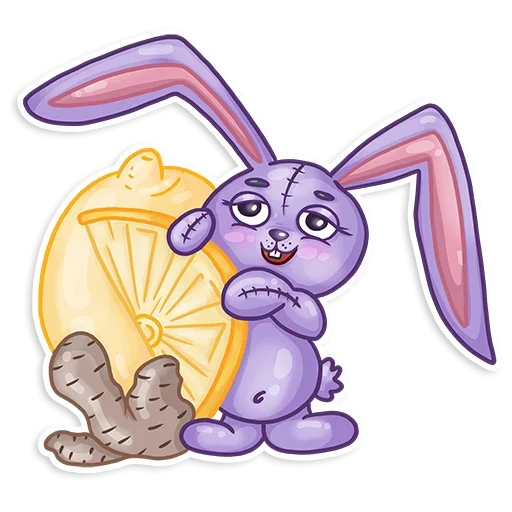 Стикер Telegram «Small Rabbit» 🍋