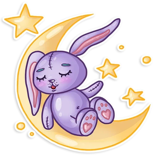 Telegram Sticker «Small Rabbit» 😴